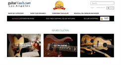 Desktop Screenshot of guitarvault.com